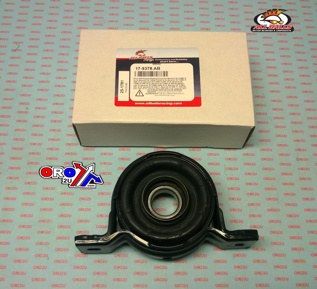 DRIVE SHAFT SUPPORT BEARING KIT, ALLBALLS 25-1781 CAN-AM thumbnail 3