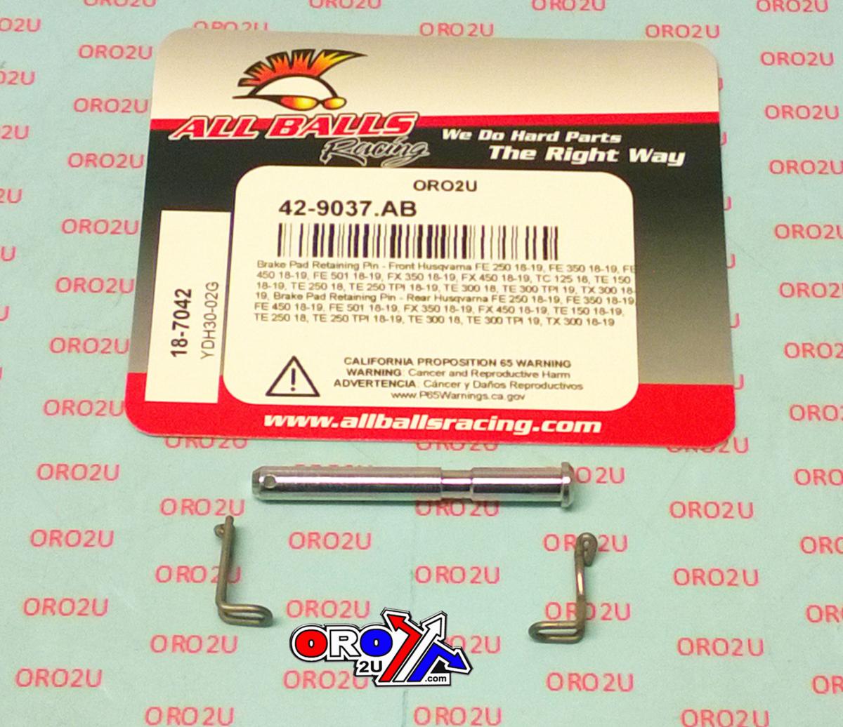 ALLBALLS BRAKE PAD BOLT KIT, ALLBALLS 18-7042 HUSQVARNA FRONT AND REAR thumbnail 5