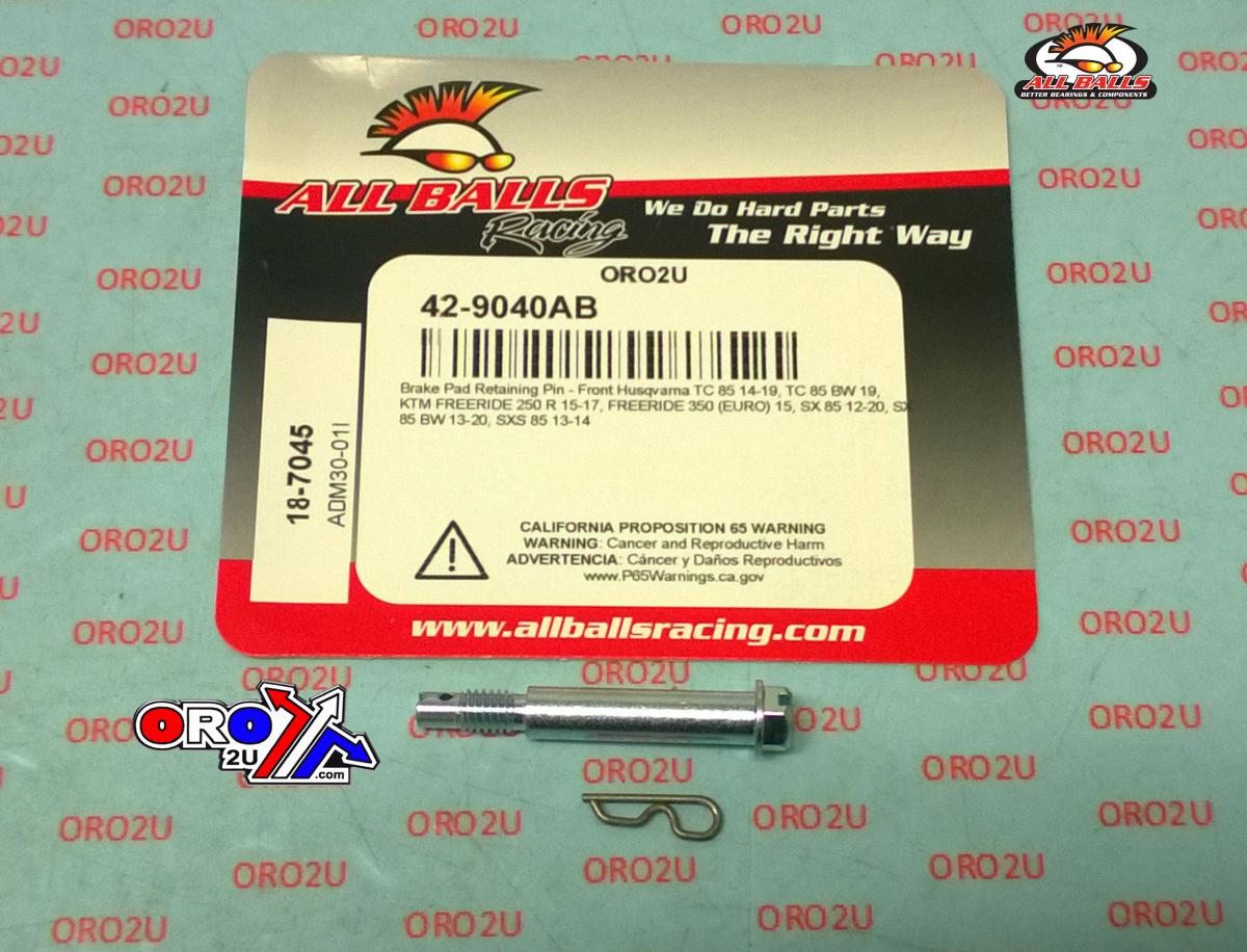 ALLBALLS BRAKE PAD BOLT KIT, ALLBALLS 18-7045 GASGAS/HUSKY/KTM 85/FREERIDE REAR thumbnail 4