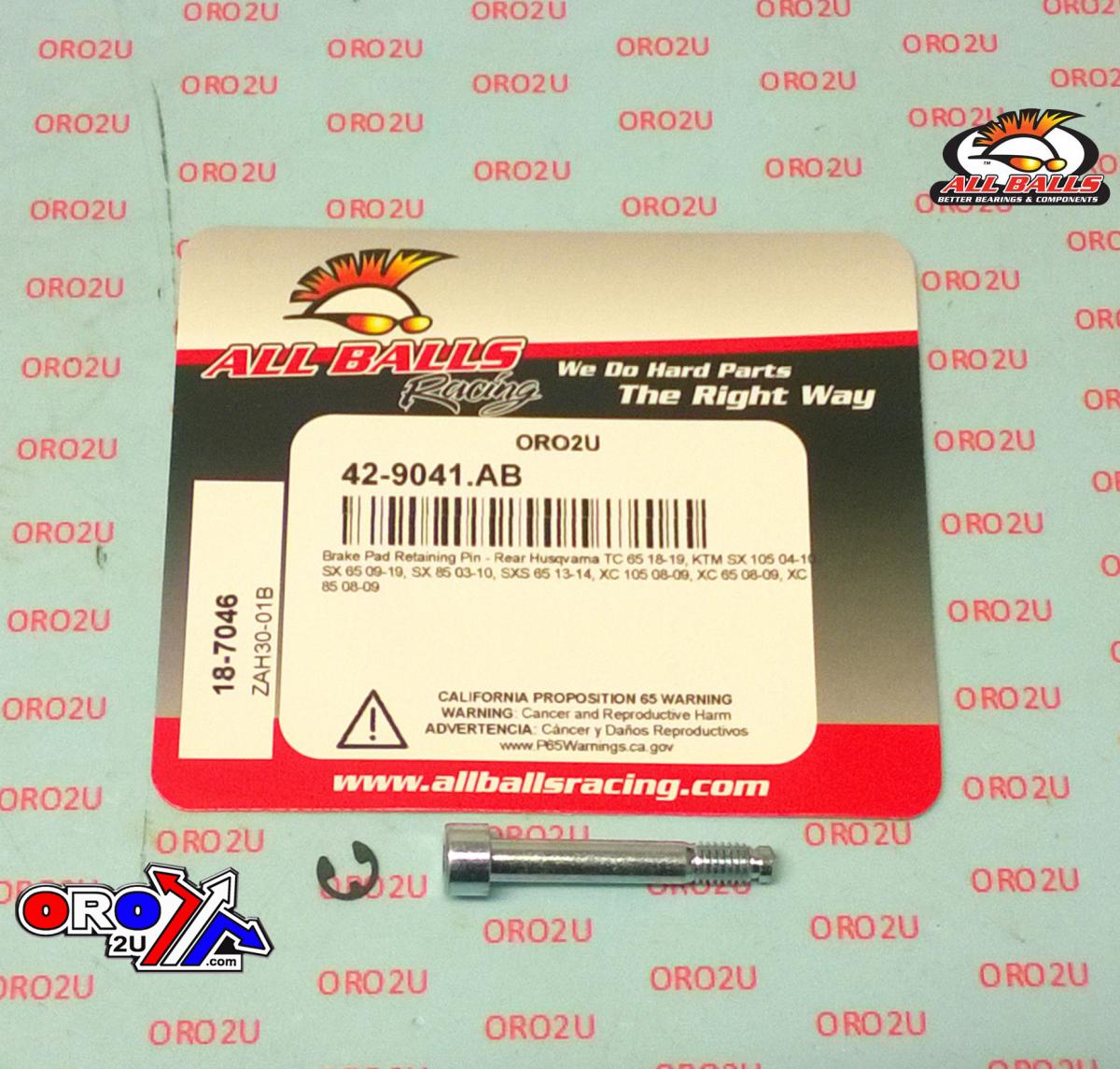 ALLBALLS BRAKE PAD BOLT KIT, ALLBALLS 18-7046 GASGAS/HUSKY/KTM 65/85/105 REAR thumbnail 4
