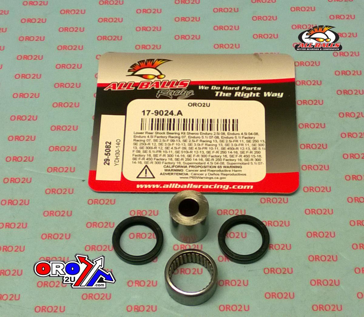 LOWER REAR SHOCK KIT Sherco, ALLBALLS 29-5082 thumbnail 2