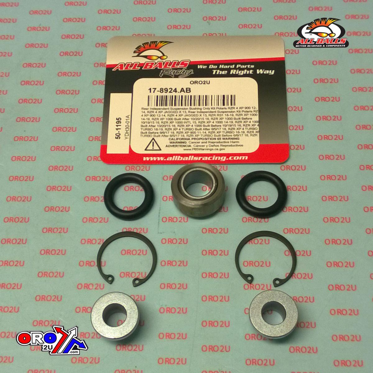 Rear Independent Suspension BUSH Kit POLARIS, ALLBALLS 50-1195 BUSHING ONLY KIT thumbnail 2