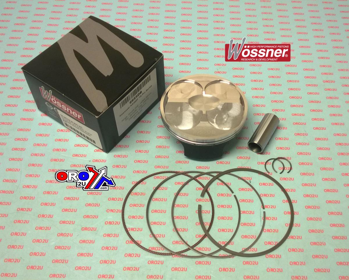 PISTON KIT 2015 KX450F 96.00 B, WOSSNER 8955DB KAWASAKI, HIGH COMPRESSION 13.8 image 1