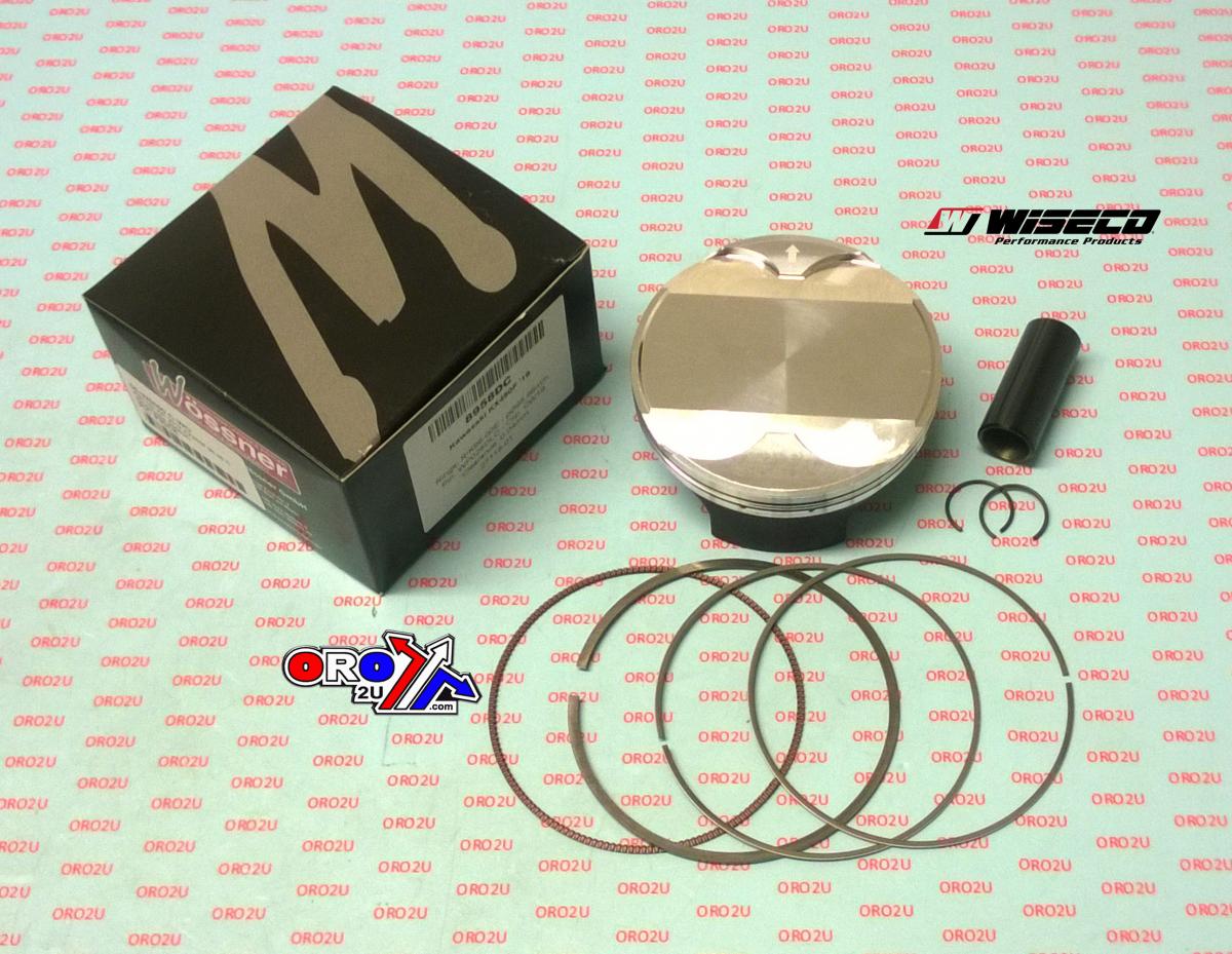 PISTON KIT 2019 KX450F 96.00 C, WOSSNER 8958DC 12.6:1 STD image 1