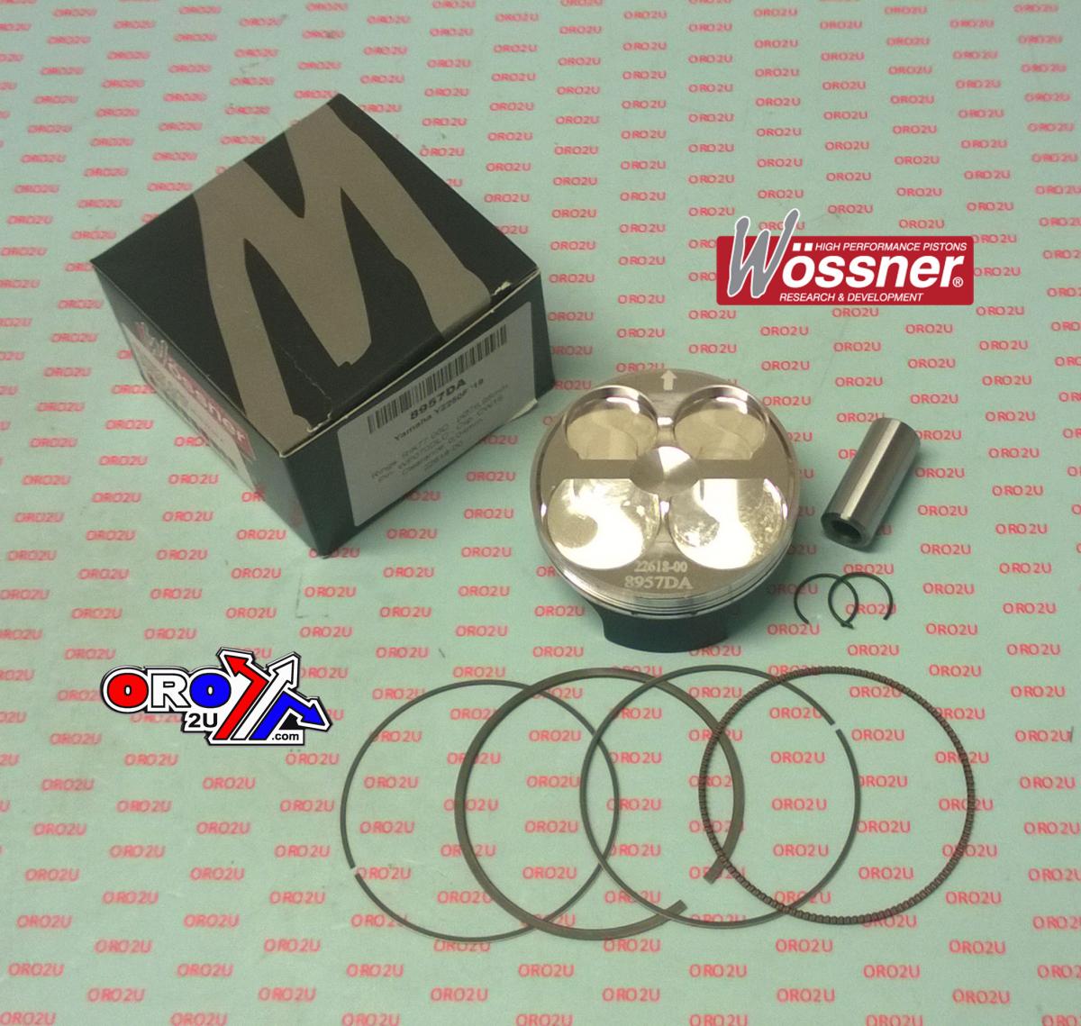 PISTON KIT YZ 250F 2019 76.96 A, WOSSNER 8957DA, B7B-11631-00-00 image 1