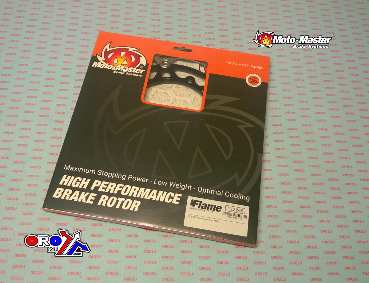 270 DISC FRONT 13-18 BETA, MOTO-MASTER OVERSIZE 112268, NEED ADAPTOR 211079 thumbnail 2