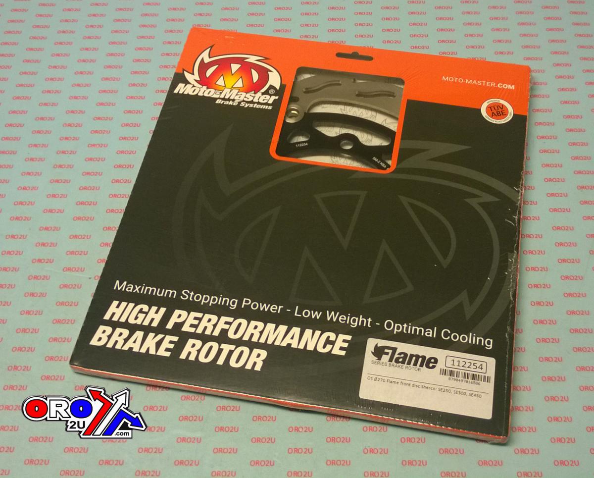 270 DISC FRONT SHERCO 14-18, MOTO-MASTER 112254, NEED ADAPTOR 211080 thumbnail 2