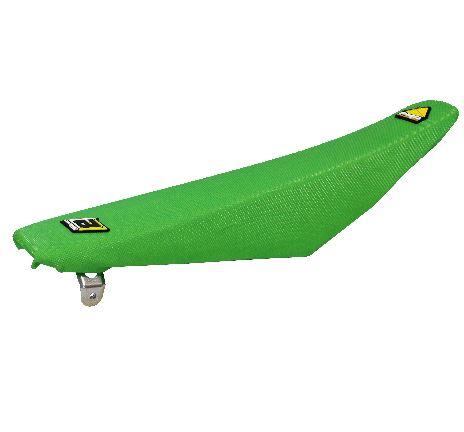 2019-24  KX 450F PYRAMID GREEN, SEAT COVER BLACKBIRD, 1433G/01 image 1
