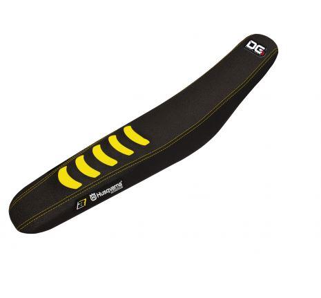 19-22 TC/FC 20-23 TE/FE HUSQVARNA DOUBLE GRIP 3 SEAT COVER, BLACKBIRD 1624H image 1