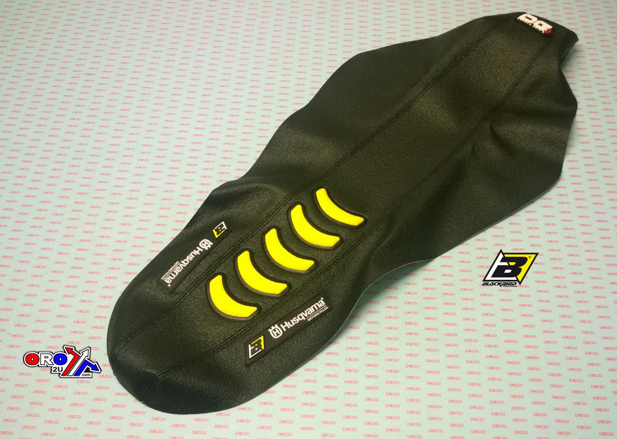 19-22 TC/FC 20-23 TE/FE HUSQVARNA DOUBLE GRIP 3 SEAT COVER, BLACKBIRD 1624H thumbnail 2