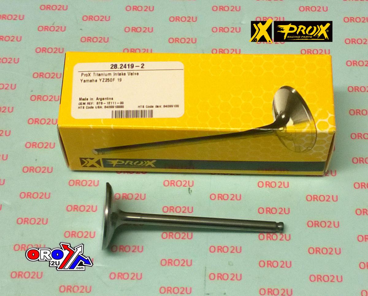 VALVE INTAKE TITANIUM YZF250 2019-2025, PROX 28.2419-2, YAMAHA thumbnail 2