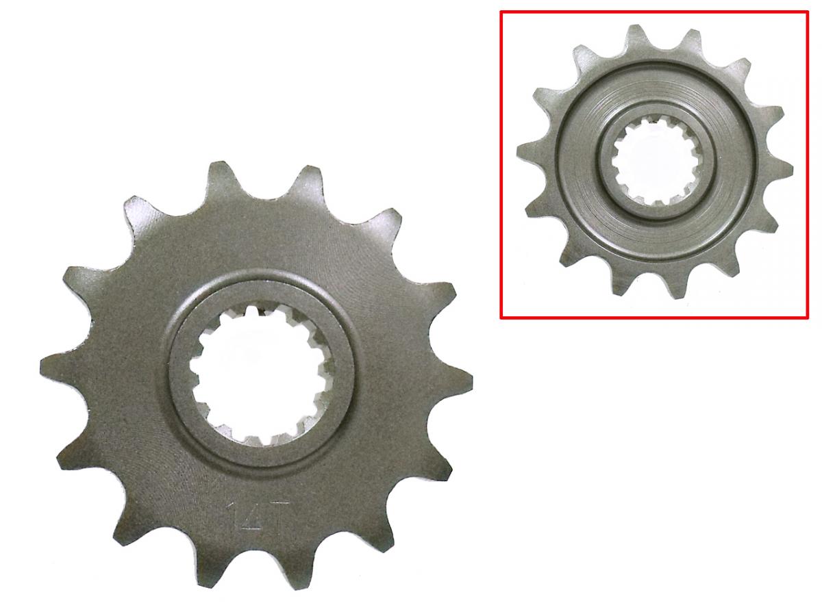 FRONT SPROCKET 14T, 9381A-14243, YAMAHA YZ 65, MX-03287-14 thumbnail 2