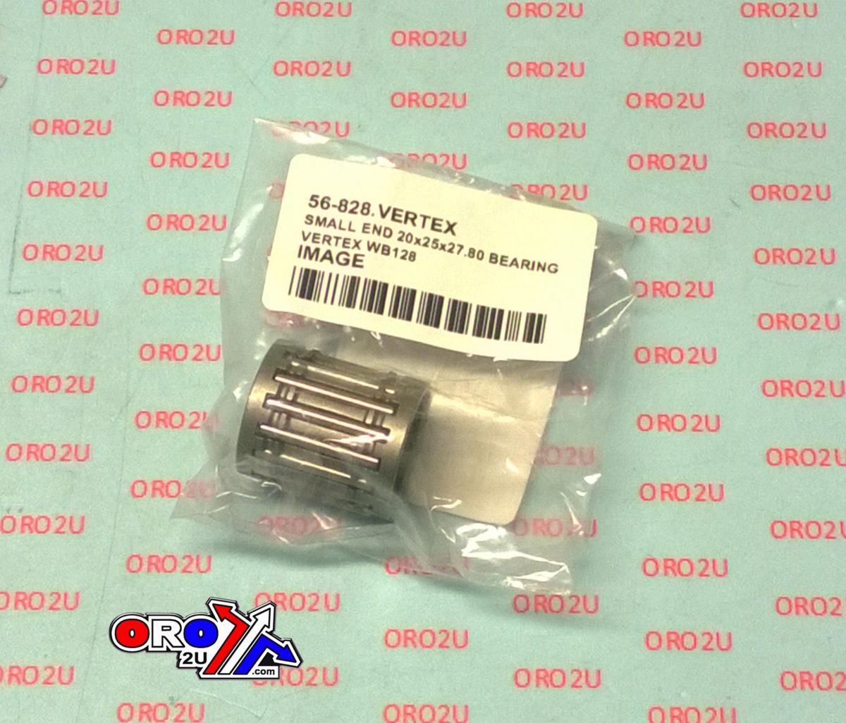 SMALL END BEARING 20x25x27.8 HONDA CR 500 84-01, VERTEX WB128 thumbnail 3