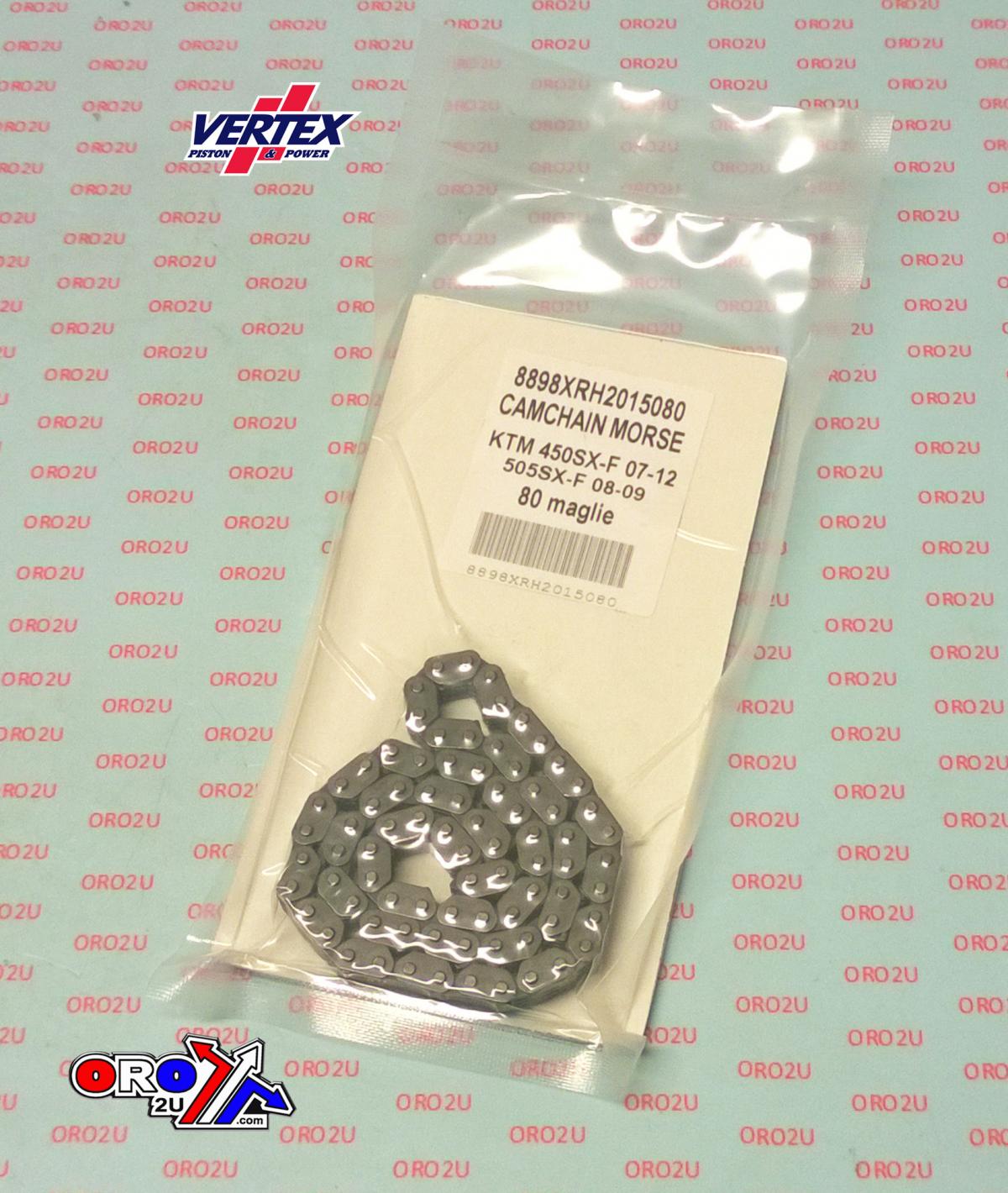 CAM CHAIN 98XRH2015-80M, VERTEX 8898XRH2015080, Made in Japan thumbnail 2