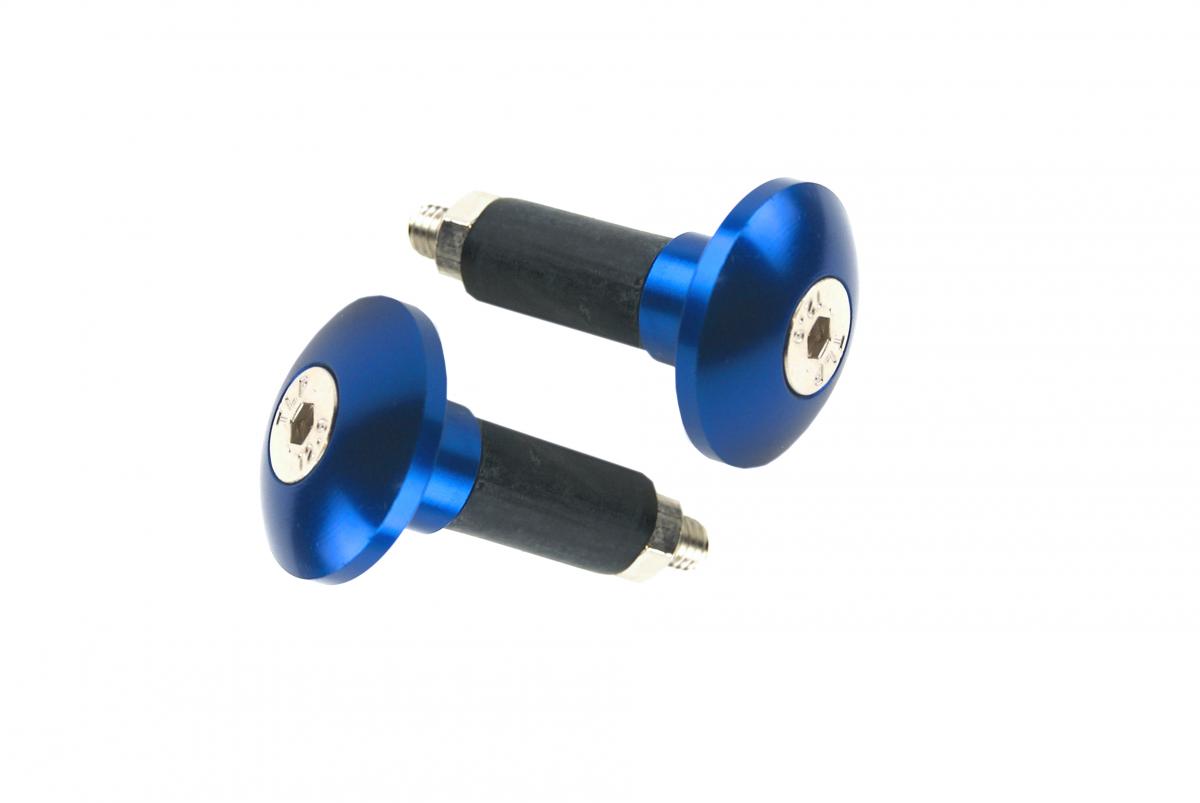 BAR ENDS 12mm BLUE [SET-2]