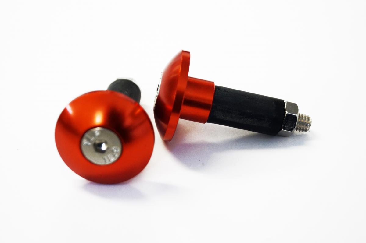 BAR ENDS 12mm ORANGE [SET-2] thumbnail 3