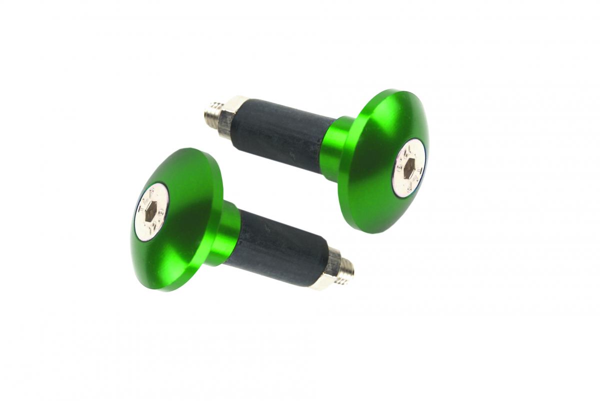 BAR ENDS 12mm GREEN [SET-2]