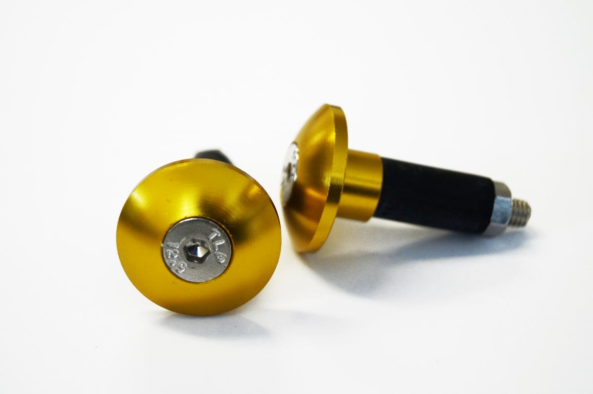 BAR ENDS 12mm GOLD [SET-2] thumbnail 2
