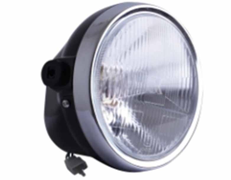 HEAD LIGHT UNIT ROUND CLEAR GLASS 2002 - 2013 YAMAHA YFB125 TYPE thumbnail 2