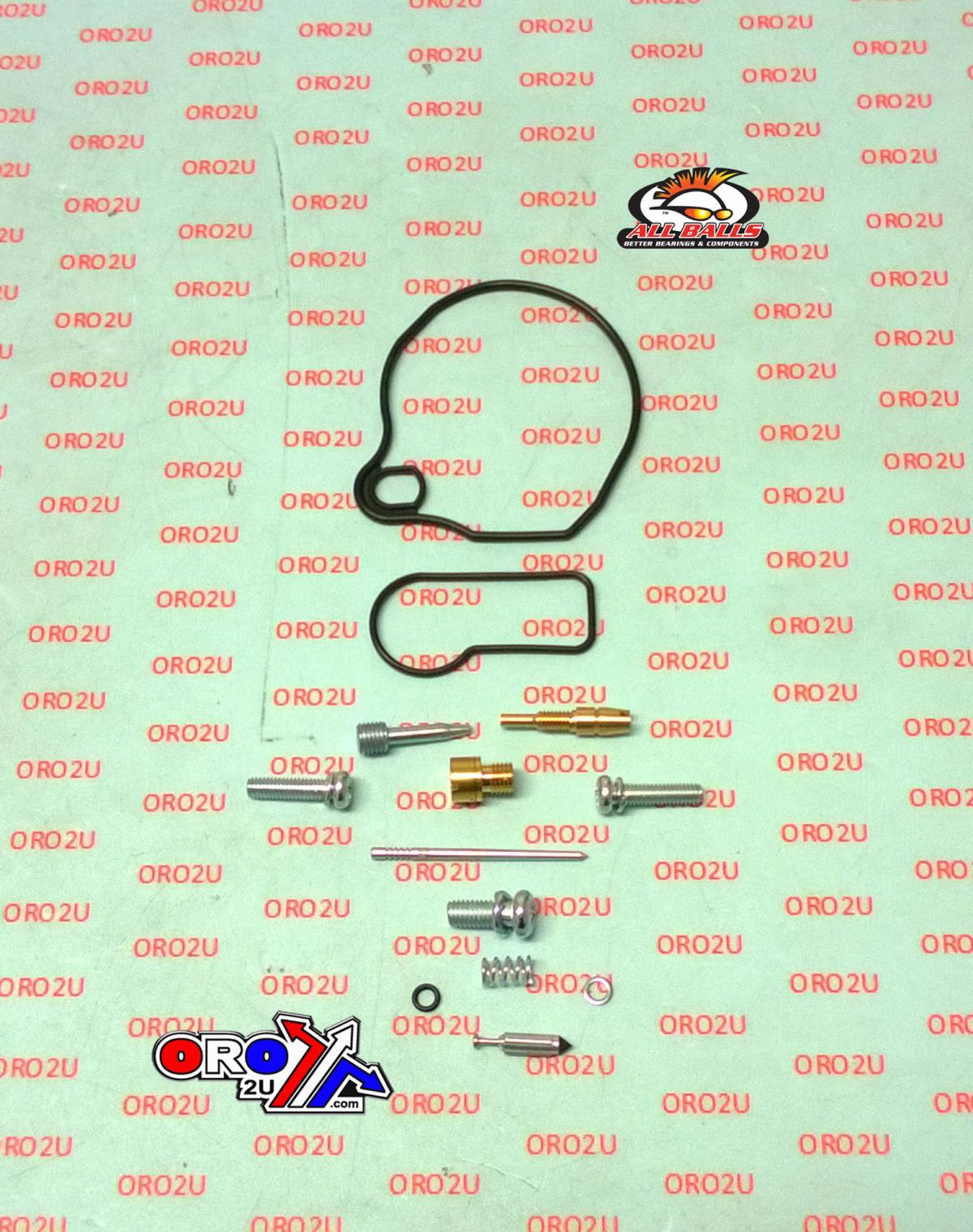 CARBURETOR REBUILD KIT 02-05 YAM XC50 VINO, ALLBALLS 26-10020 ROAD image 1
