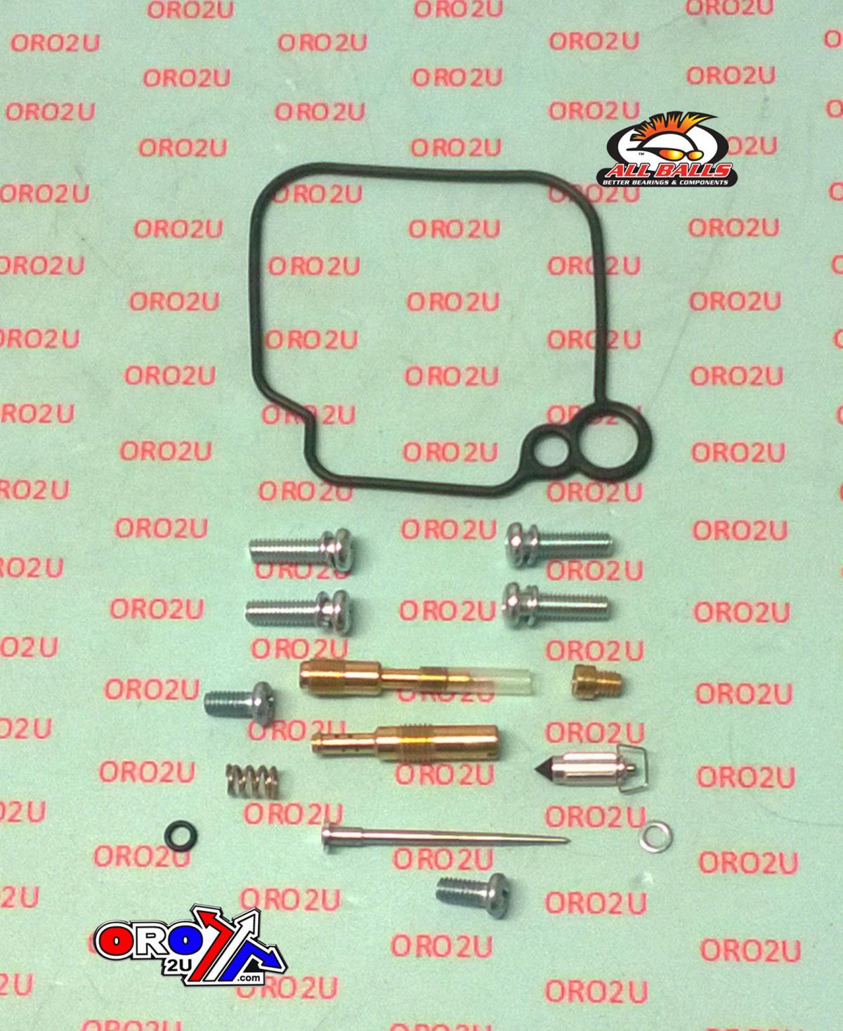 CARBURETOR REBUILD KIT 07-11 YAM XC50 VINO, ALLBALLS 26-10021 ROAD image 1