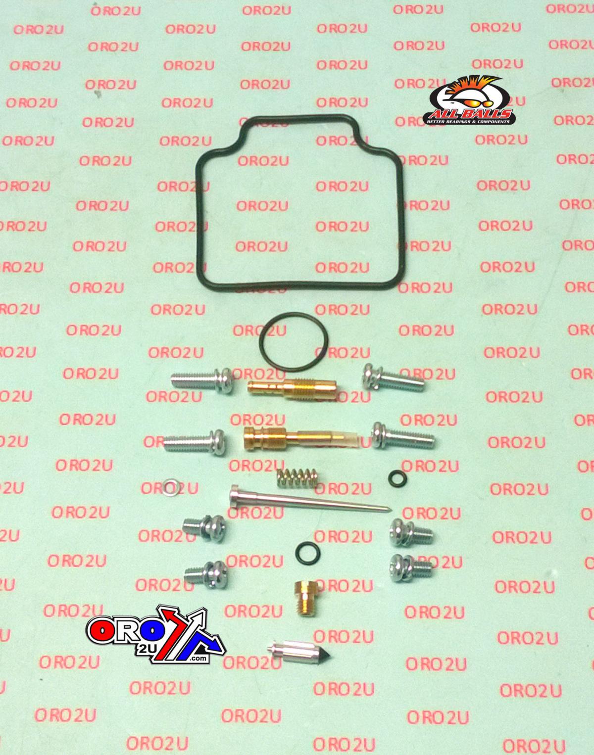 CARBURETOR REBUILD KIT 05-06 HON PS250, ALLBALLS 26-10034 ROAD thumbnail 2