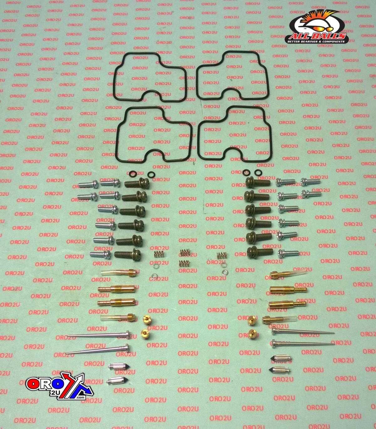CARBURETOR REBUILD KIT 99-00 HON CBR600F4, ALLBALLS 26-10041 ROAD image 1