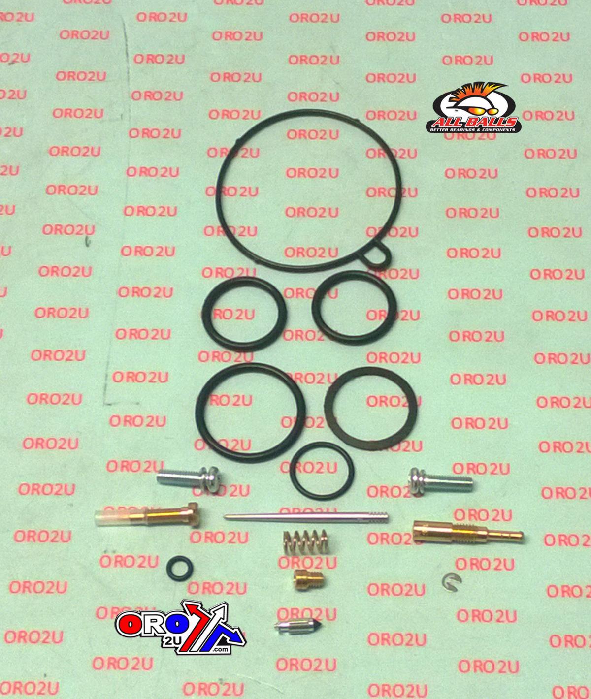 CARBURETOR REBUILD KIT 85-86 HON TRX125, ALLBALLS 26-10045 ATV image 1