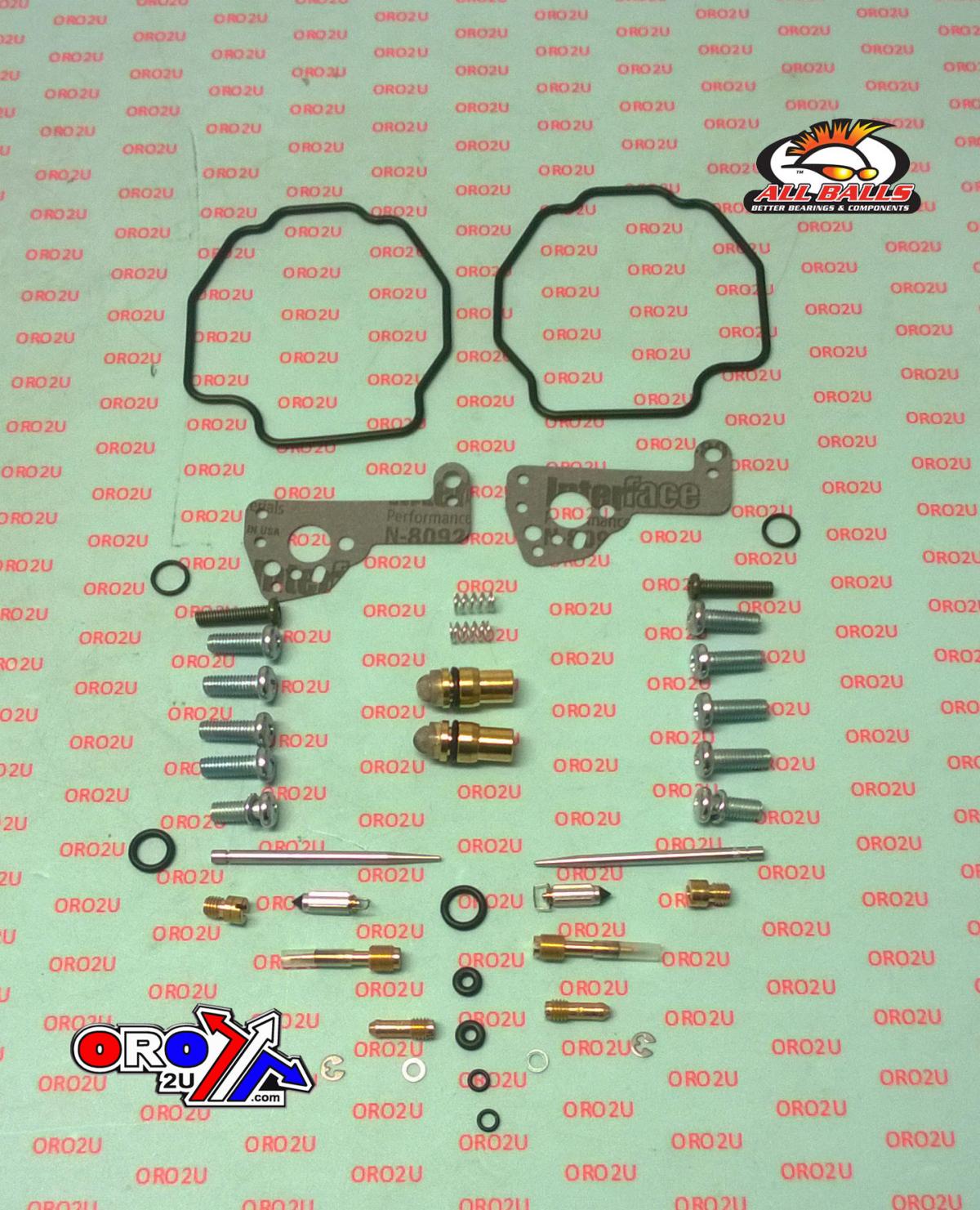 CARBURETOR REBUILD KIT 94-00 YAM XV535 VIRAGO, ALLBALLS 26-10048 ROAD image 1