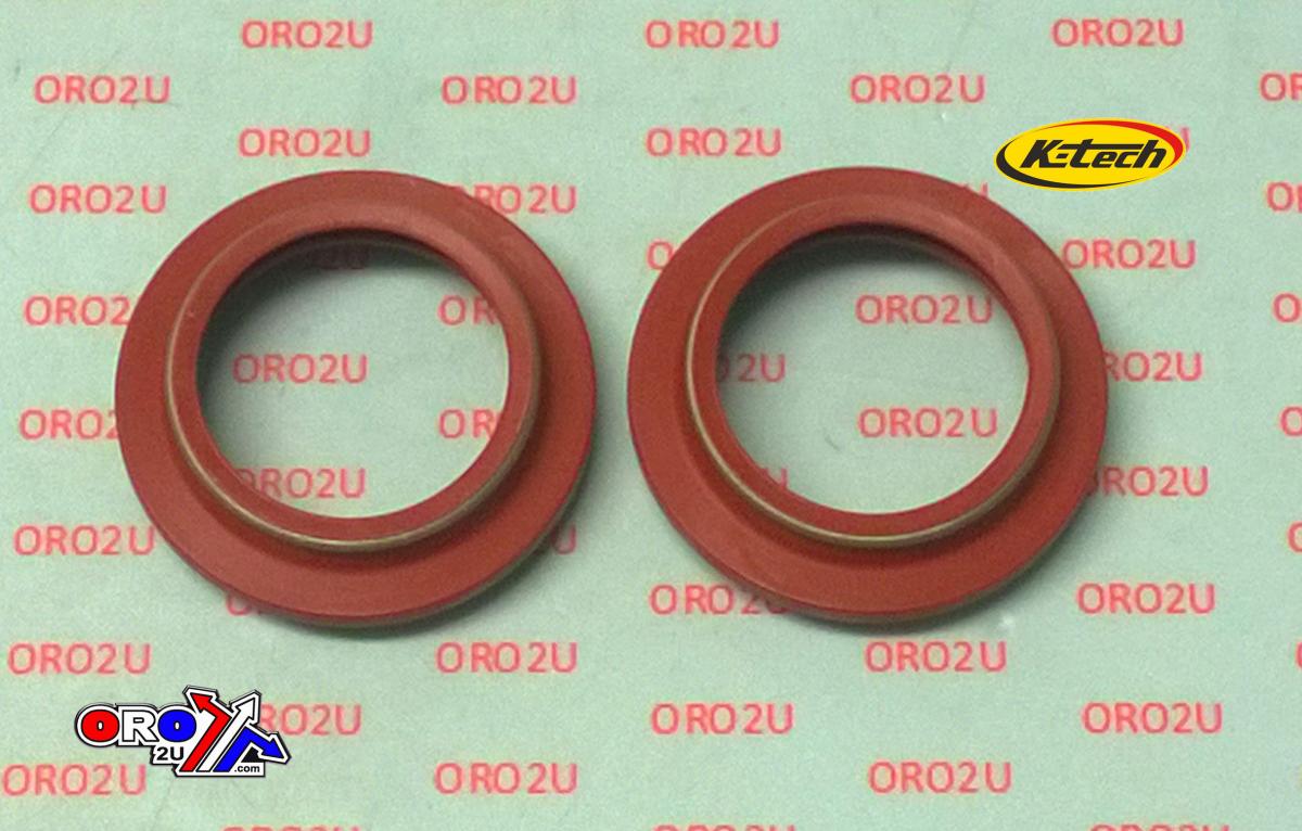 FORK DUST SEAL SET KTM SX 65, K-TECH DSS-002, NOK OE FITMENT image 1