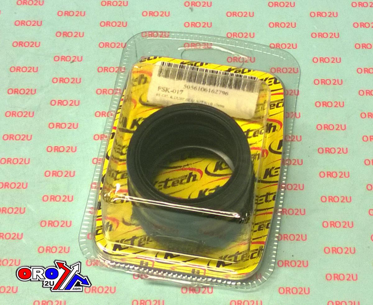 SEAL & WIPER SET 43x55 KYB, K-TECH FSK-017 FORK SEAL KIT, NOK OE FITMENT thumbnail 2