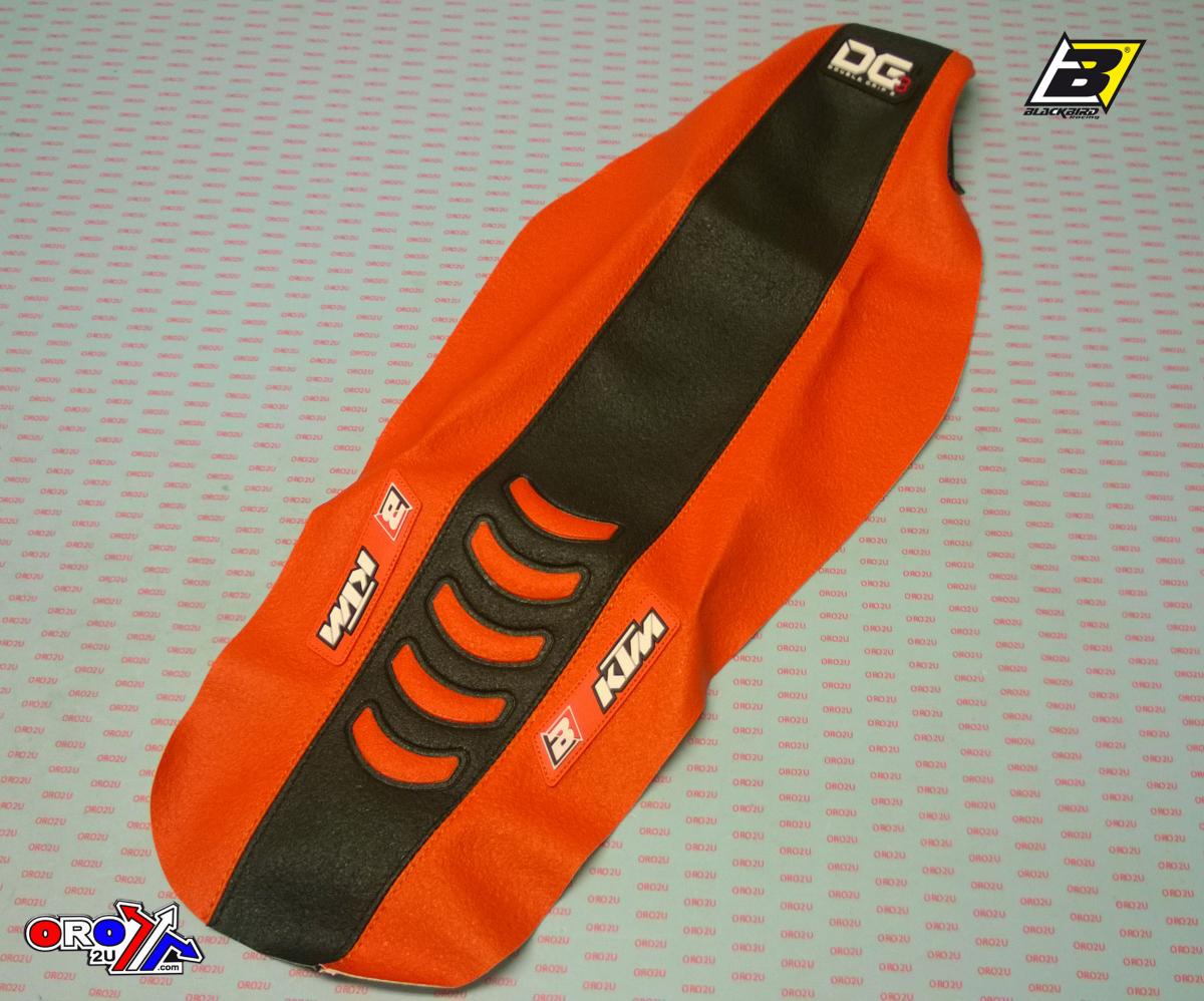 18-24 KTM 85 DG3 GRIP ORANGE/BLACK SEAT COVER, BLACKBIRD 1527H image 1
