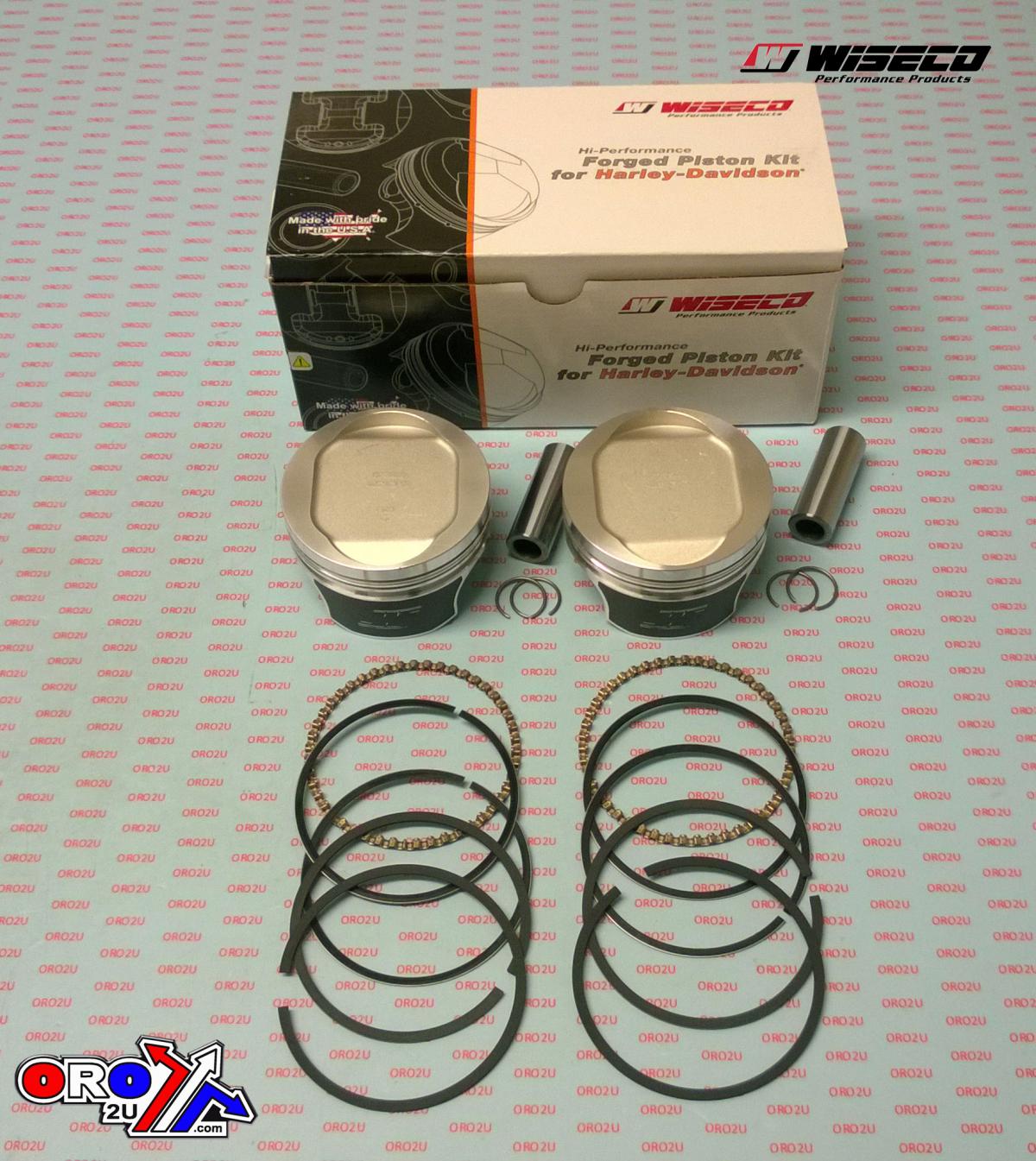 Wiseco Tracker Series Kit HD, WISECO WK0213P3, Sportster 883 to 1200 10.:1 CR image 1