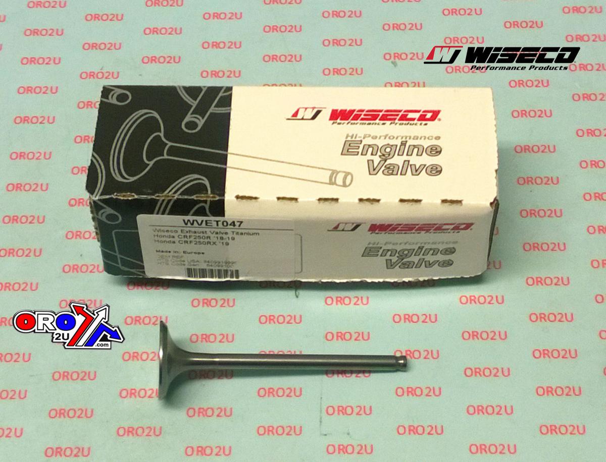 VALVE EXHAUST TITANIUM CRF 250 R, WISECO WVET047, 18-19, 14721-K95-A20 thumbnail 2
