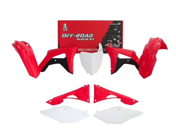 PLASTIC KIT OEM CRF250R 19-21 / CRF450R 19-20, OEM RTECH R-KITCRF-OEM-519, OEM image 1