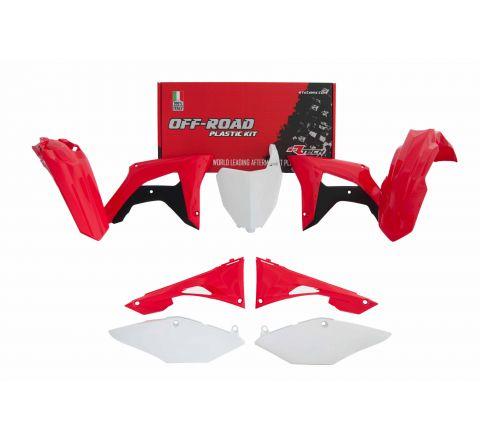 PLASTIC KIT OEM CRF250R 19-21 / CRF450R 19-20, OEM RTECH R-KITCRF-OEM-519, OEM thumbnail 2