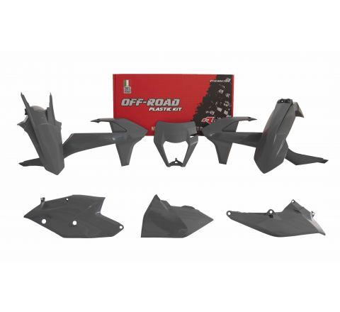 PLASTIC KIT/5 17-19 EXC/EXCF QUANTUM GREY, RTECH R-KITKTM-GR0-517 thumbnail 2