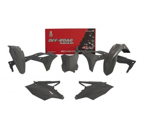 PLASTIC KIT/517-19 KX250FQUANTUM GREY, RTECH R-KITKXF-GR0-519 image 1