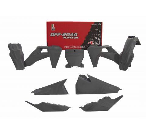 PLASTIC KIT/6 2019-22 TC/FC, QUANTUM GREY, RTECH R-KITHSQ-GR0-599 thumbnail 2