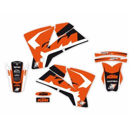 01-04 SX 03-04 EXC KTM DREAM 4 DECALS, BLACKBIRD 2517N thumbnail 2