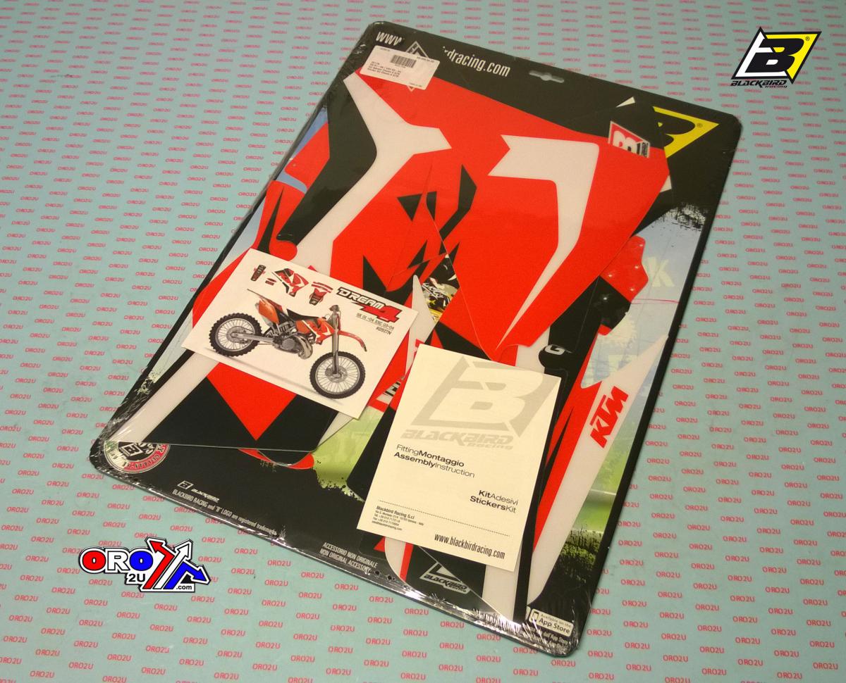 01-04 SX 03-04 EXC KTM DREAM 4 DECALS, BLACKBIRD 2517N thumbnail 3