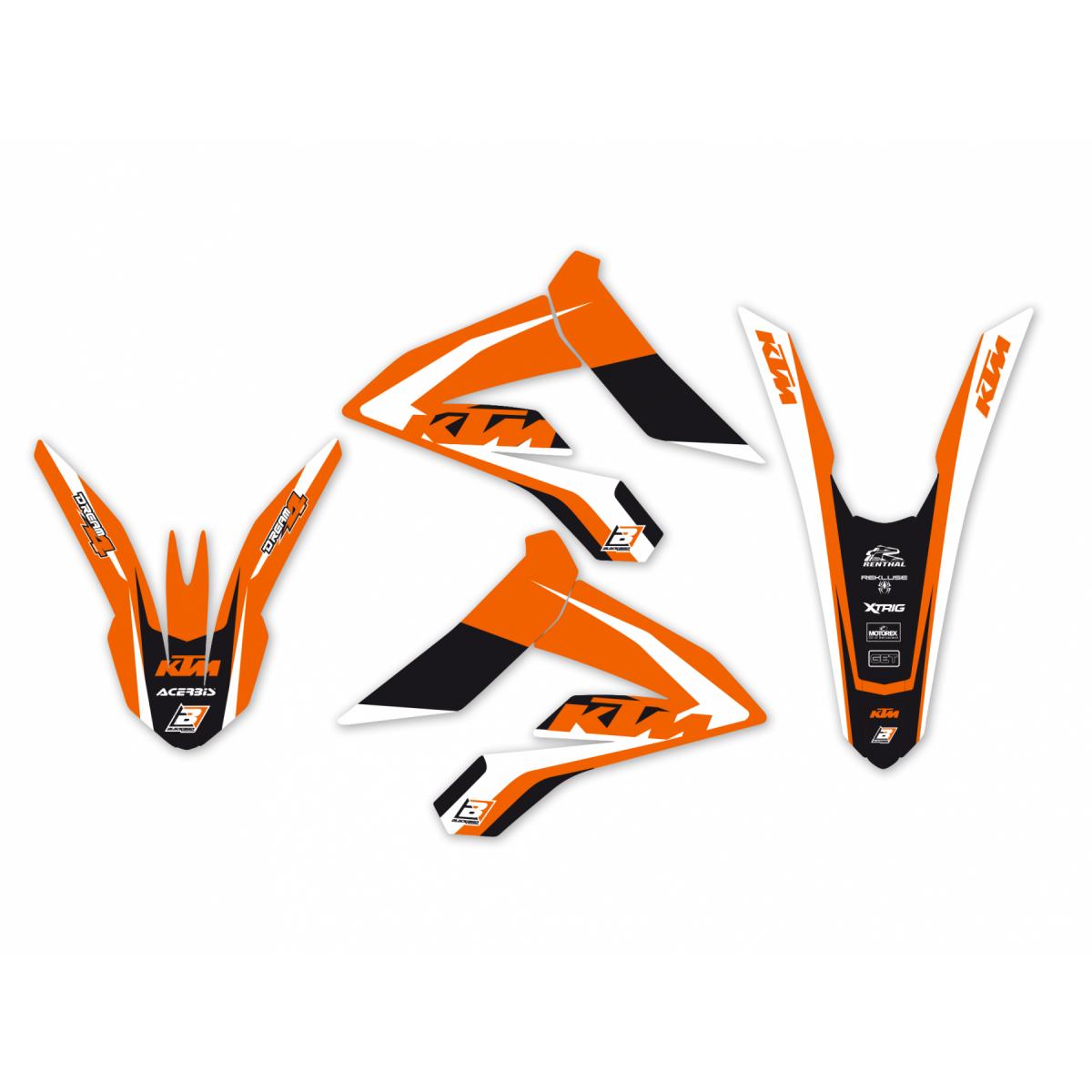 12-19 FREERIDE KTM DREAM-4, BLACKBIRD DECAL KIT 2540N thumbnail 2