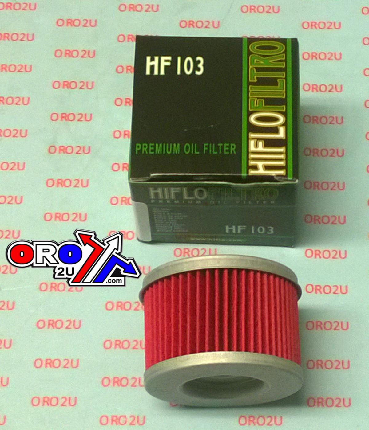 OIL FILTER HIFLO HF103 Honda thumbnail 3
