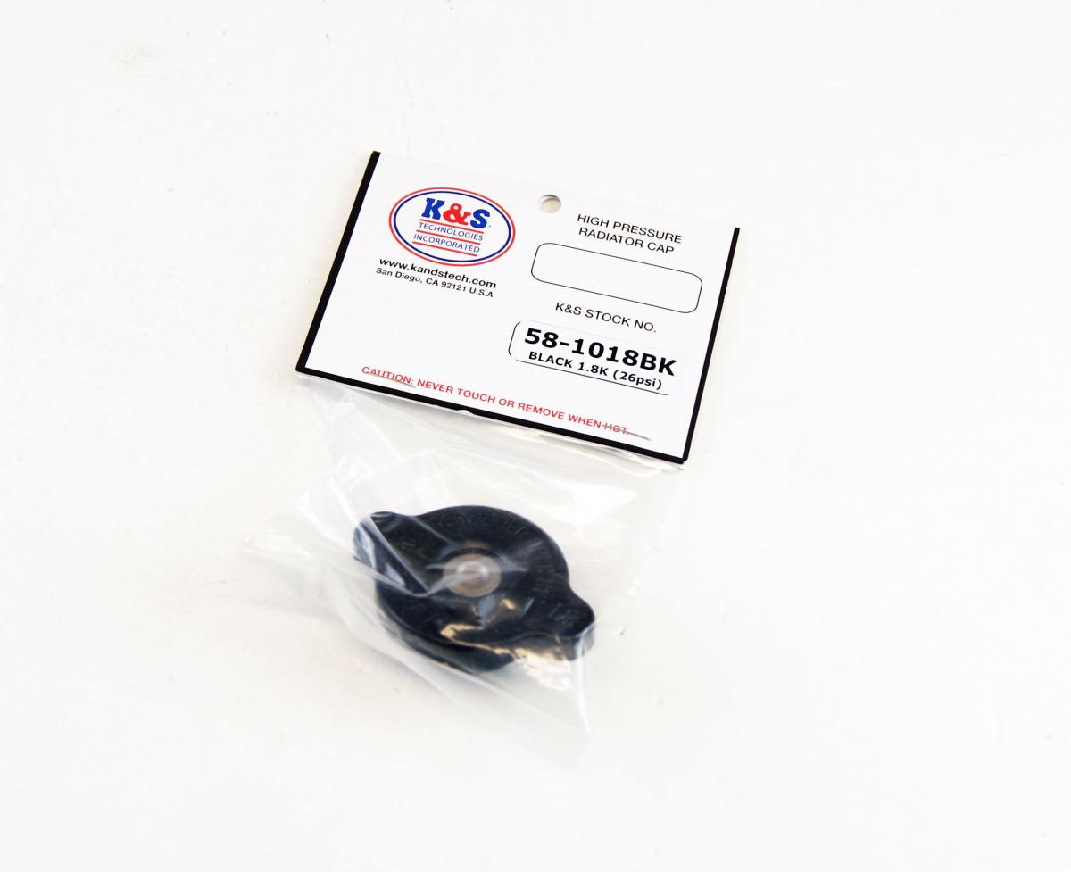 RADIATOR CAP (26 psi) BLACK 58-1018BK thumbnail 3