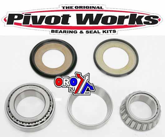 STEERING STEM BEARING KIT 92-20 HONDA TM CR CRF EN MX SMR SMX PIVOT WORKS PWSSK-H02-021 thumbnail 2