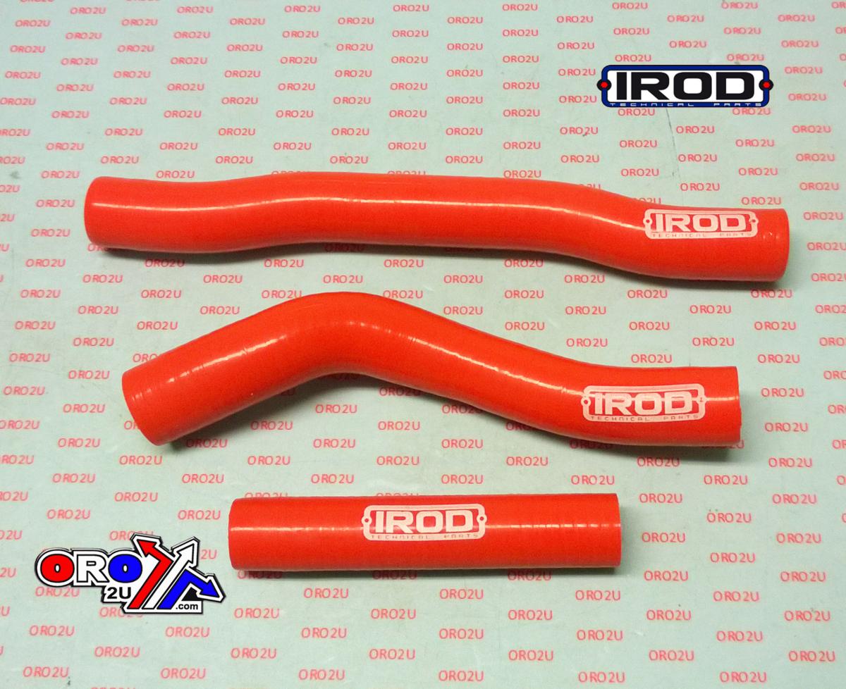HOSE KIT 3pcs KTM HUSQVARNA 250 / 350 16-18, SILICONE RADIATOR ORANGE 010090, IROD