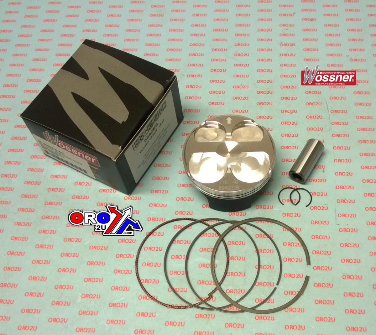 PISTON KIT 16-18 YZ 250F 77.00 B, WOSSNER 8942DB image 1
