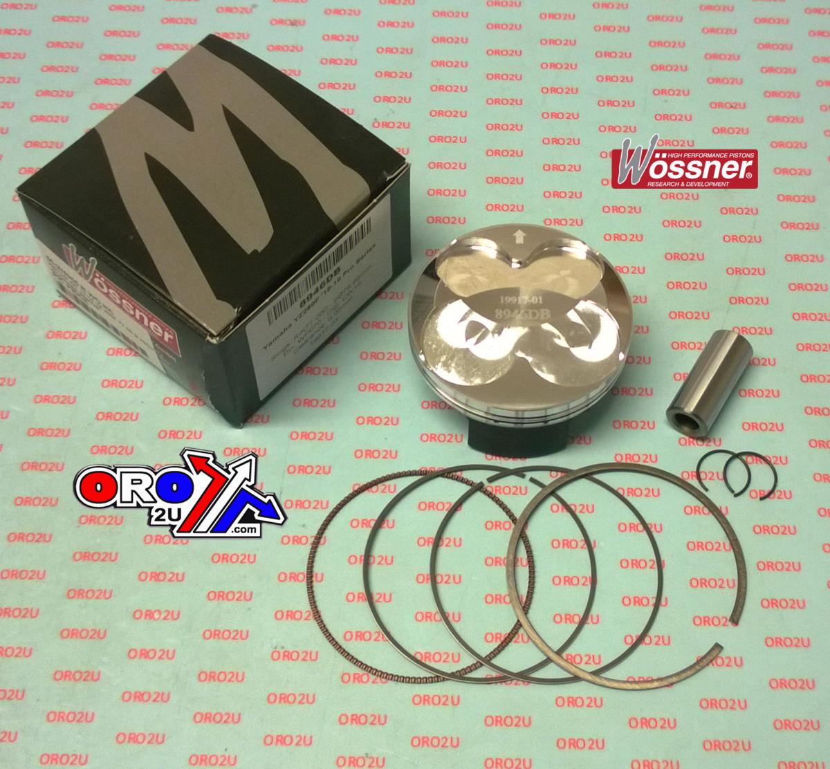 PISTON KIT 16-18 YZ 250F 77.00 A HIGH COMP., WOSSNER 8946DA, 1SM-11631-10-00 image 1