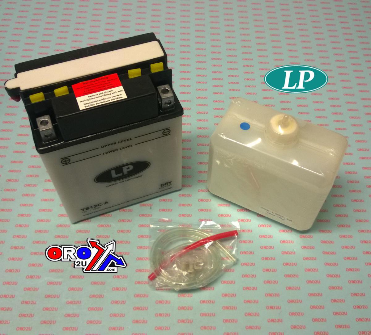 BATTERY LB12C-A 12V 12Ah w/Acid Pack, LANDPORT MB YB12C-A, MD LB12C-A thumbnail 2
