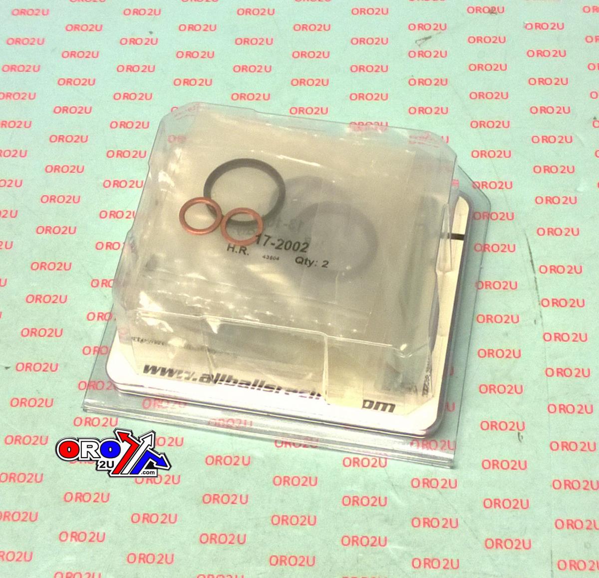 BRAKE CALIPER REBUILD KIT ALLBALLS, ALLBALLS 18-3269 HON NSS 250 01-07 FRONT thumbnail 2